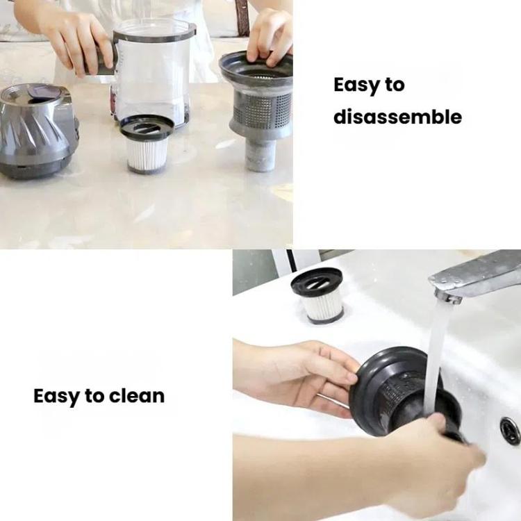 For ZEK K7 Vacuum Cleaner Replacement Parts 5pcs Hepa Filter - Other Accessories by PMc TechLife | Online Shopping South Africa | PMc TechLife | Buy Now Pay Later Mobicred