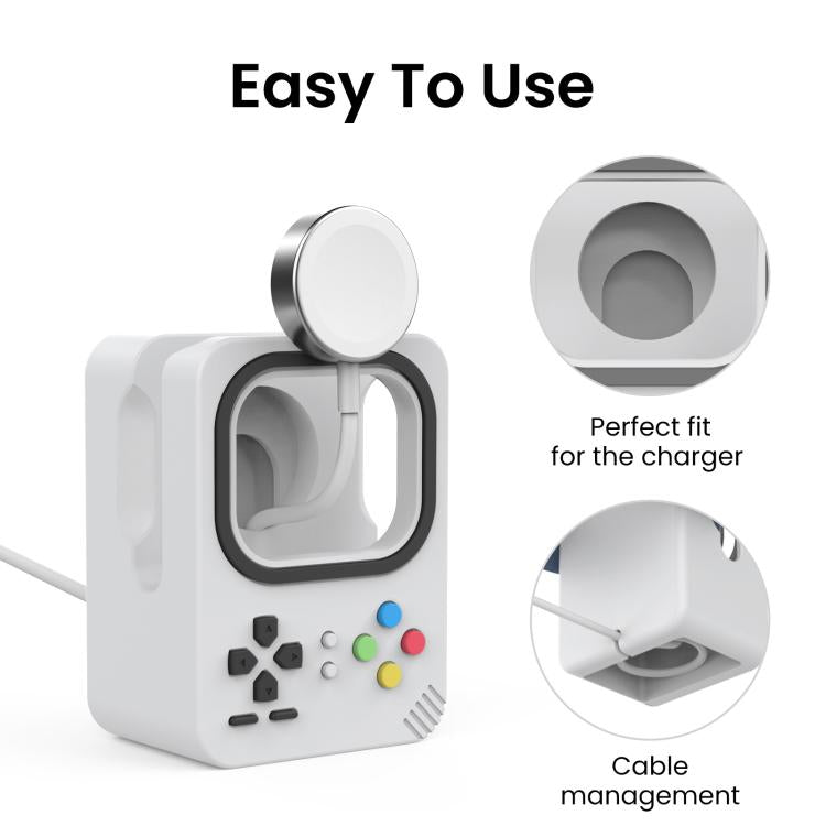For Apple Watch AhaStyle DD05 Silicone Mini Charging Stand, Without Charger(Gray) - free shipping - PMC TechLife - Order now!