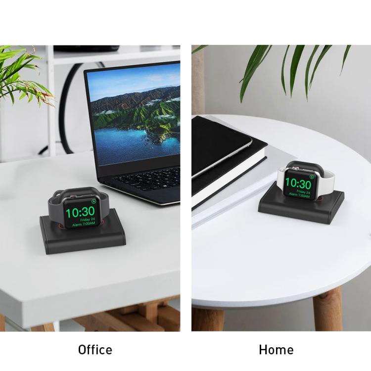 For Apple Watch / Earphone AhaStyle PT117-1 Charging Dock Plastic Storage Stand Without Charger(Black) - free shipping - PMC TechLife - Order now!