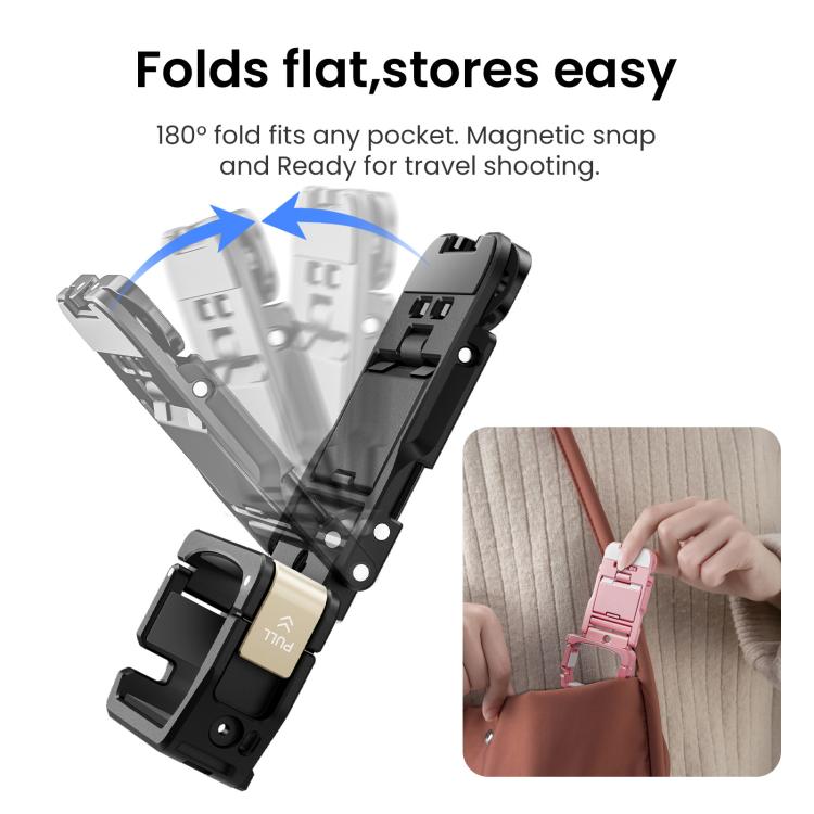 For DJI Pocket 3 aMagisn Mantis Extension Frame Magnetic Mount for Hands-Free Vlogging(Black) - free shipping - PMC TechLife - Order now!
