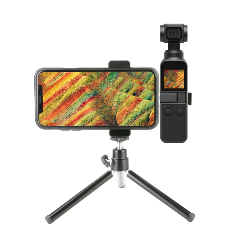 Multi-functional Aluminum Alloy Mount Tripod for DJI OSMO Pocket - Mount & Holder by PMC Jewellery | Online Shopping South Africa | PMC Jewellery | Buy Now Pay Later Mobicred