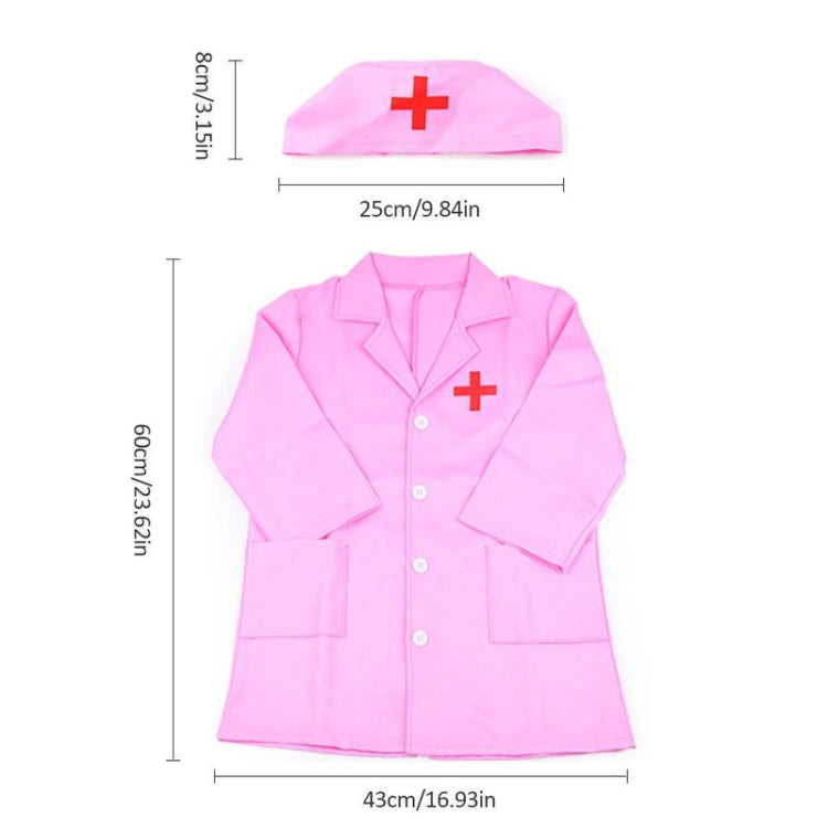 Small Nurses Serve Doctors Cosplay Experience Clothing with Children Toys and Gifts(Pink) - Pretend Play Toys by PMC Jewellery | Online Shopping South Africa | PMC Jewellery