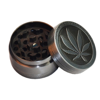 Weed Grinder Metal Stainless Steel Maple leaf Type Herbal Herb Tobacco Grinder, Size:30MM 3 laryers - Cigarette Box & Ashtrays by PMC Jewellery | Online Shopping South Africa | PMC Jewellery