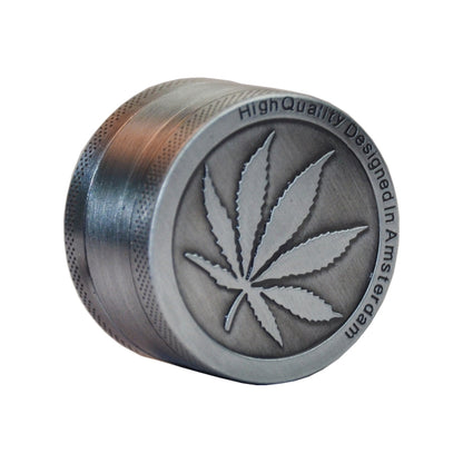 Weed Grinder Metal Stainless Steel Maple leaf Type Herbal Herb Tobacco Grinder, Size:40MM 4 laryers - Cigarette Box & Ashtrays by PMC Jewellery | Online Shopping South Africa | PMC Jewellery