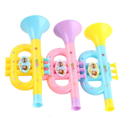 3 PCS Cute Cartoon Plastic Trumpet Children Music Toy, Random Color Delivery -  by PMC Jewellery | Online Shopping South Africa | PMC Jewellery
