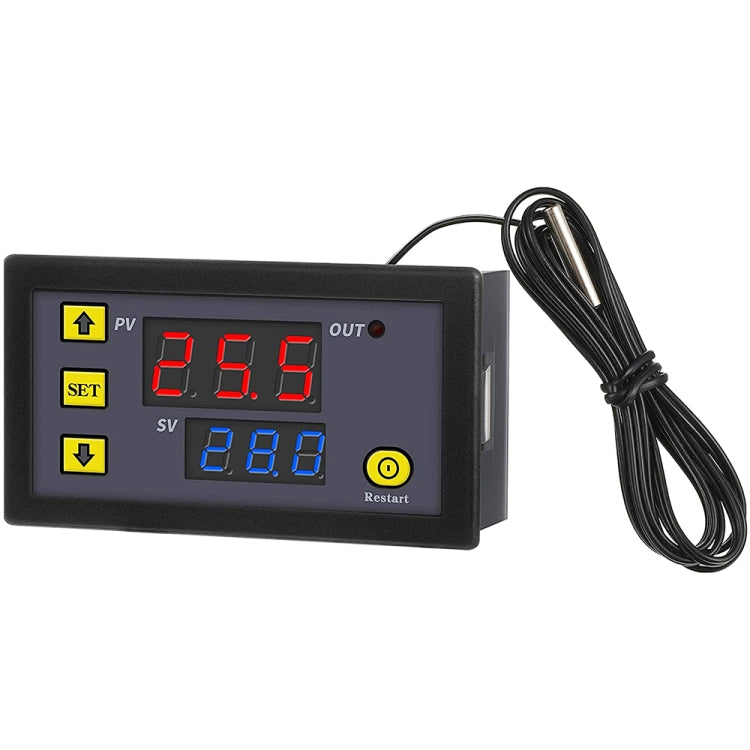 High-precision Microcomputer Intelligent Digital Display Switch Thermostat, Style:12V Power Supply(Red and Blue Display) - free shipping - PMC TechLife - Order now!