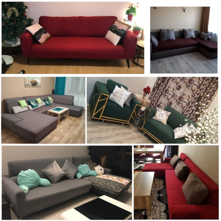 Sofa All-inclusive Universal Set Sofa Full Cover Add One Piece of  Pillow Case, Size:Single Seater(90-140cm)(Silvery Grey) - free shipping - PMC TechLife - Order now!