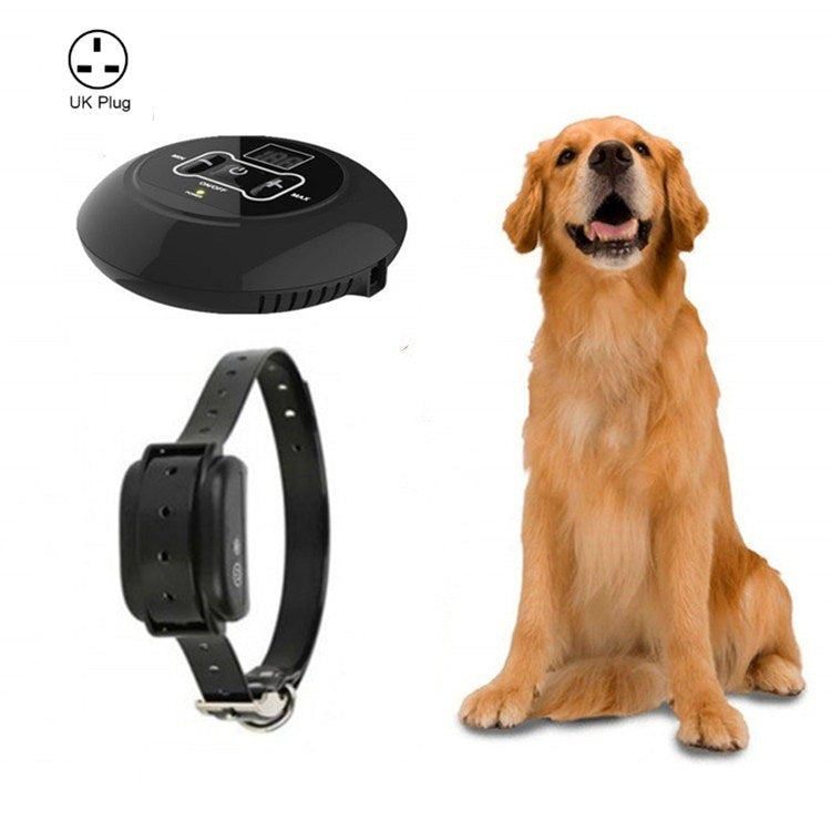 Electronic Fence Wireless Pet Training Device Bark Stop, Plug Type:UK Plug(With 1 Collar) - Training Aids by PMC Jewellery | Online Shopping South Africa | PMC Jewellery