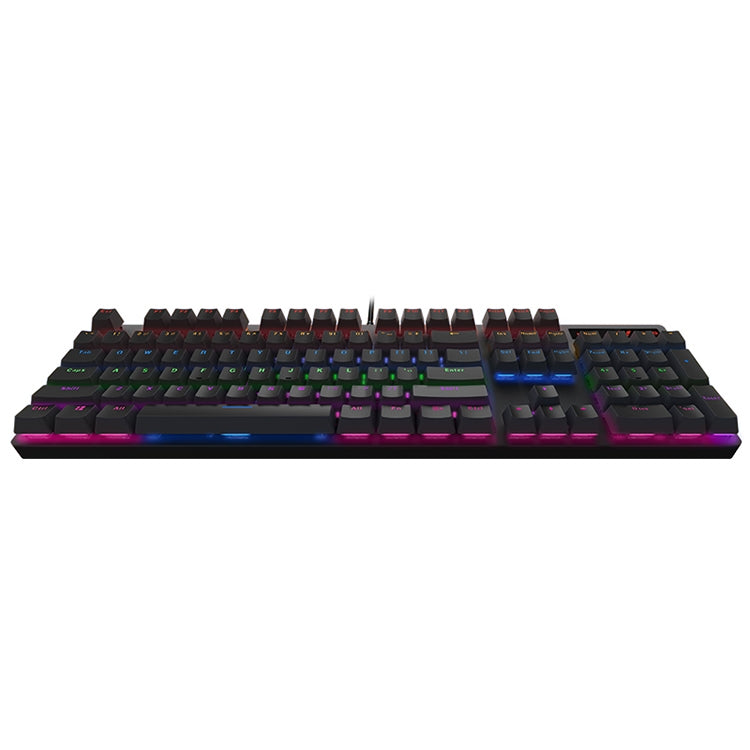 Rapoo V500 PRO Mixed Light 104 Keys Desktop Laptop Computer Game Esports Office Home Typing Wired Mechanical Keyboard(Tea Shaft) - Wired Keyboard by Rapoo | Online Shopping South Africa | PMC Jewellery | Buy Now Pay Later Mobicred