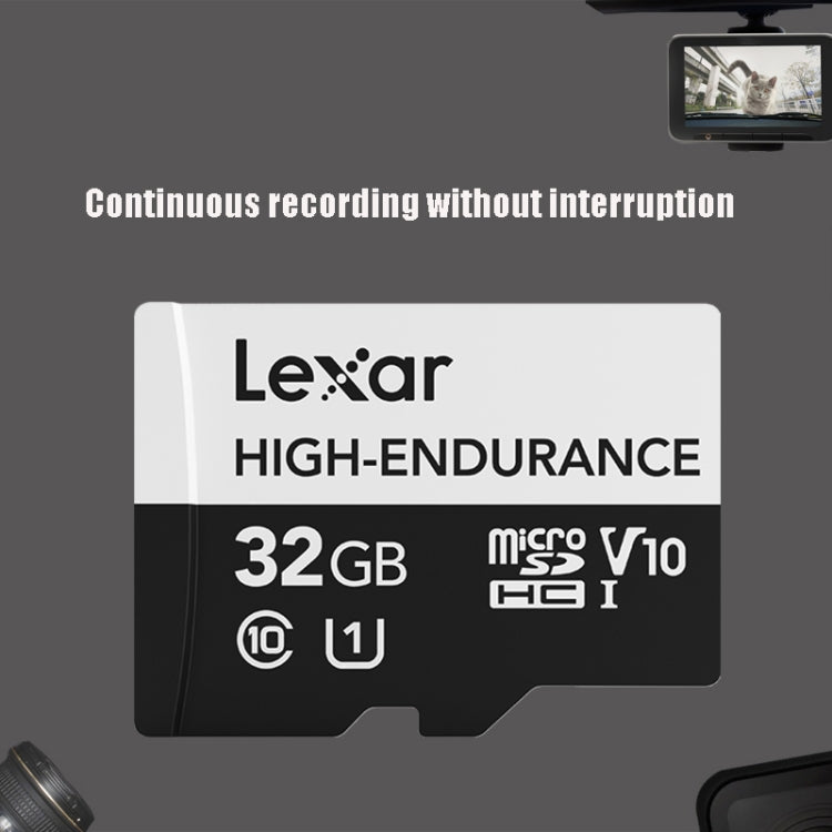 Lexar MicroSDHC 32GB High-endurance Driving Recorder Video Surveillance Camera TF Memory Card Video Card - Micro SD Card by Lexar | Online Shopping South Africa | PMC Jewellery | Buy Now Pay Later Mobicred