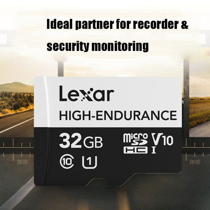 Lexar MicroSDHC 32GB High-endurance Driving Recorder Video Surveillance Camera TF Memory Card Video Card - Micro SD Card by Lexar | Online Shopping South Africa | PMC Jewellery | Buy Now Pay Later Mobicred