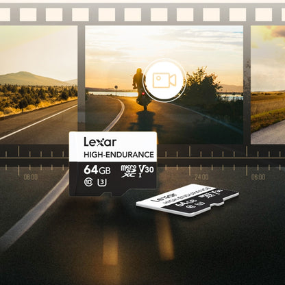 Lexar MicroSDHC 64GB High-endurance Memory Card Driving Recorder Security Monitoring TF Card Video Card - Micro SD Card by Lexar | Online Shopping South Africa | PMC Jewellery | Buy Now Pay Later Mobicred