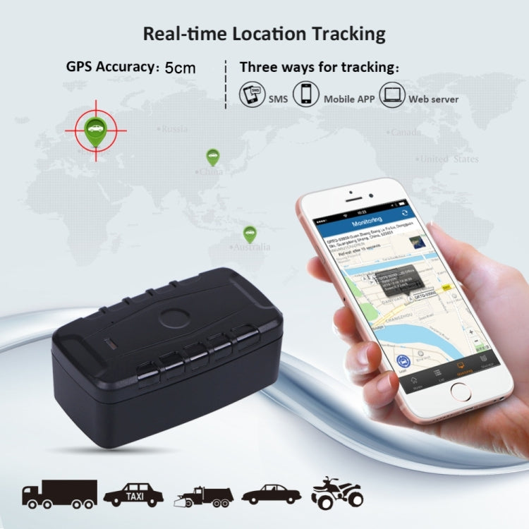 LK209B Tracking System 4G GPS Tracker for Motorcycle Electric Bike Vehicle, For South America and Australia (Black) - Car Tracker by PMC Jewellery | Online Shopping South Africa | PMC Jewellery | Buy Now Pay Later Mobicred