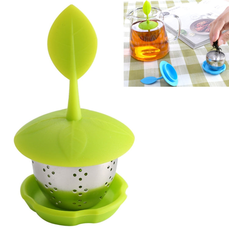 Stainless Steel Silicone Hanging Tea Bag Tea Strainers (Green) - Tea Strainers by PMC TechLife | Online Shopping South Africa | PMC TechLife