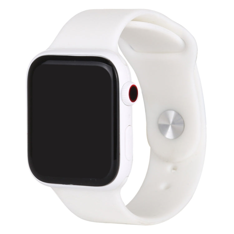 For Apple Watch Series 5 44mm Black Screen Non-Working Fake Dummy Display Model(White) - Watch Model by PMC Jewellery | Online Shopping South Africa | PMC Jewellery | Buy Now Pay Later Mobicred