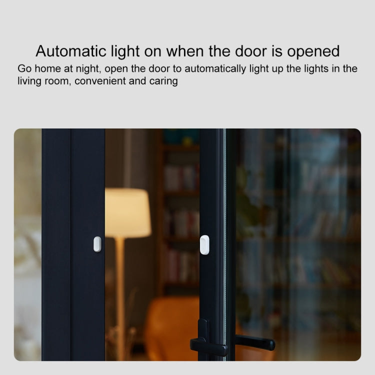 Original Xiaomi Youpin qingping Door and Window Opening and Closing Sensor, Need to be used with CA1001(White) - Others Alarm by Xiaomi | Online Shopping South Africa | PMC Jewellery | Buy Now Pay Later Mobicred