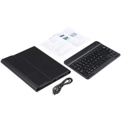 A06 Detachable Lambskin Texture Ultra-thin TPU Bluetooth Keyboard Leather Tablet Case with Stand For iPad mini 6 (Black) - For iPad mini by PMC Jewellery | Online Shopping South Africa | PMC Jewellery