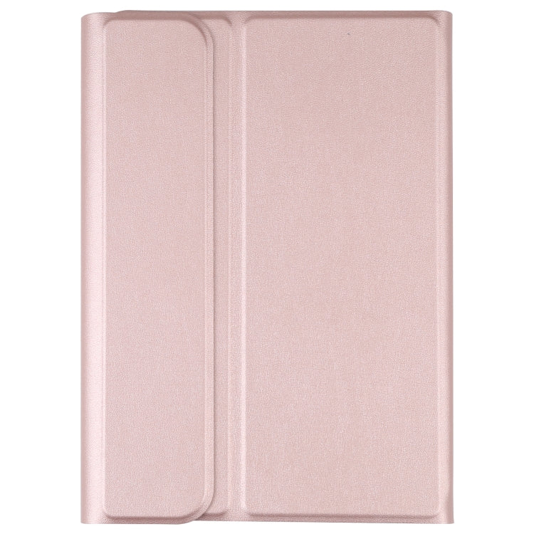 A06S Detachable Lambskin Texture Ultra-thin TPU Backlight Bluetooth Keyboard Leather Tablet Case with Stand For iPad mini 6(Rose Gold) - For iPad mini by PMC Jewellery | Online Shopping South Africa | PMC Jewellery