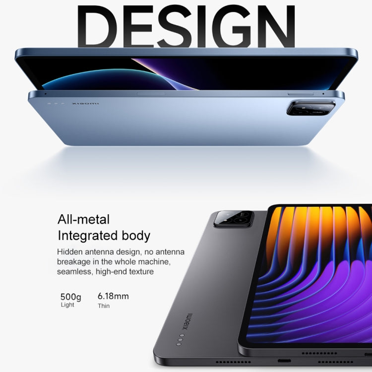 Xiaomi Pad 7 11.2 inch, 12GB+256GB, HyperOS 2 Qualcomm Snapdragon 7+ Gen3 Octa Core (Blue) - free shipping - PMc TechLife - Order now!