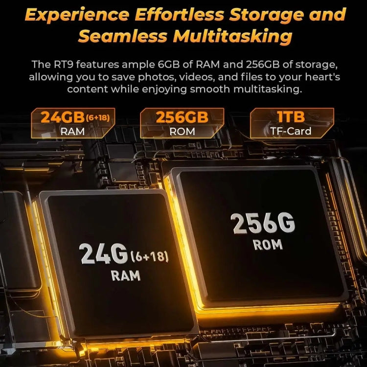 OUKITEL RT9 4G Network IP68/IP69K Rugged Tablet, 6GB+256GB, 11 inch Android 14 Unisoc T606 Octa-Core Support Dual SIM, EU Plug (Orange) - free shipping - PMC Jewellery - Order now!