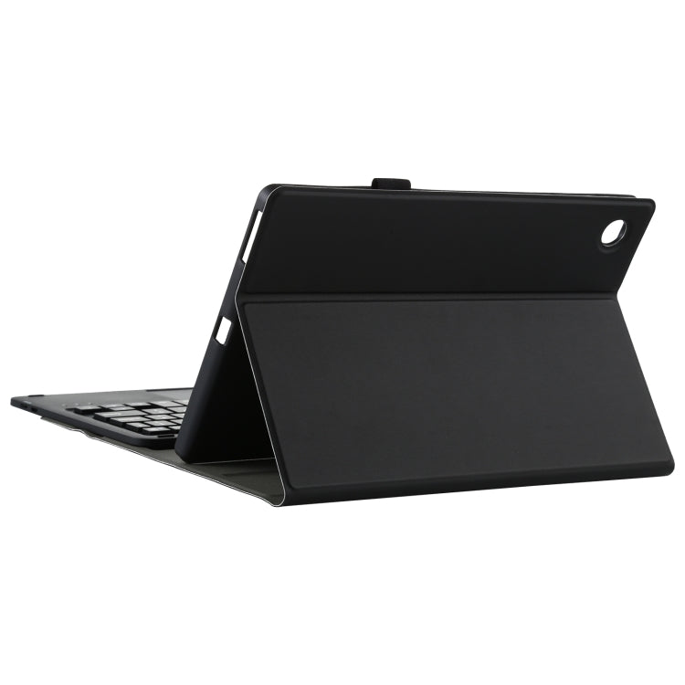 AM10-A Detachable Bluetooth Backlight Keyboard Ultrathin Horizontal Flip Leather Tablet Case with Touchpad & Holder for Lenovo M10 Plus 10.3 inch X606F(Black) - Lenovo Keyboard by PMC Jewellery | Online Shopping South Africa | PMC Jewellery