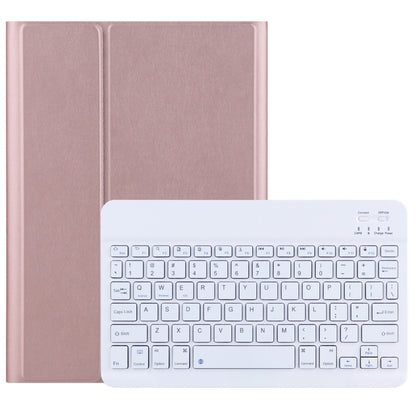 DY-E10 2 in 1 Removable Bluetooth Keyboard + Protective Leather Tablet Case with Holder for Lenovo Tab E10(Rose Gold) - Lenovo Keyboard by PMC Jewellery | Online Shopping South Africa | PMC Jewellery