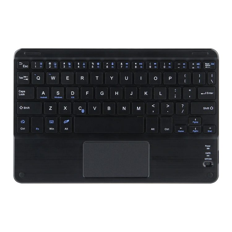 DY-E10 2 in 1 Removable Bluetooth Keyboard + Protective Leather Tablet Case with Touchpad & Holder for Lenovo Tab E10(Gold) - Lenovo Keyboard by PMC TechLife | Online Shopping South Africa | PMC TechLife