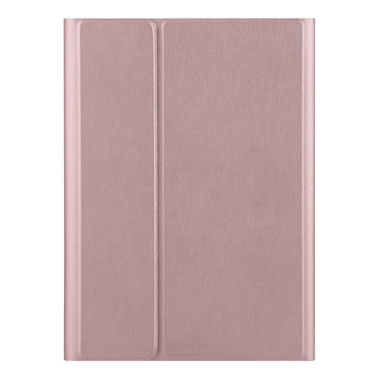 DY-M10ReL-C 2 in 1 Removable Bluetooth Keyboard + Protective Leather Tablet Case with Touchpad & Holder for Lenovo Tab M10 FHD REL(Rose Gold) - Lenovo Keyboard by PMC TechLife | Online Shopping South Africa | PMC TechLife