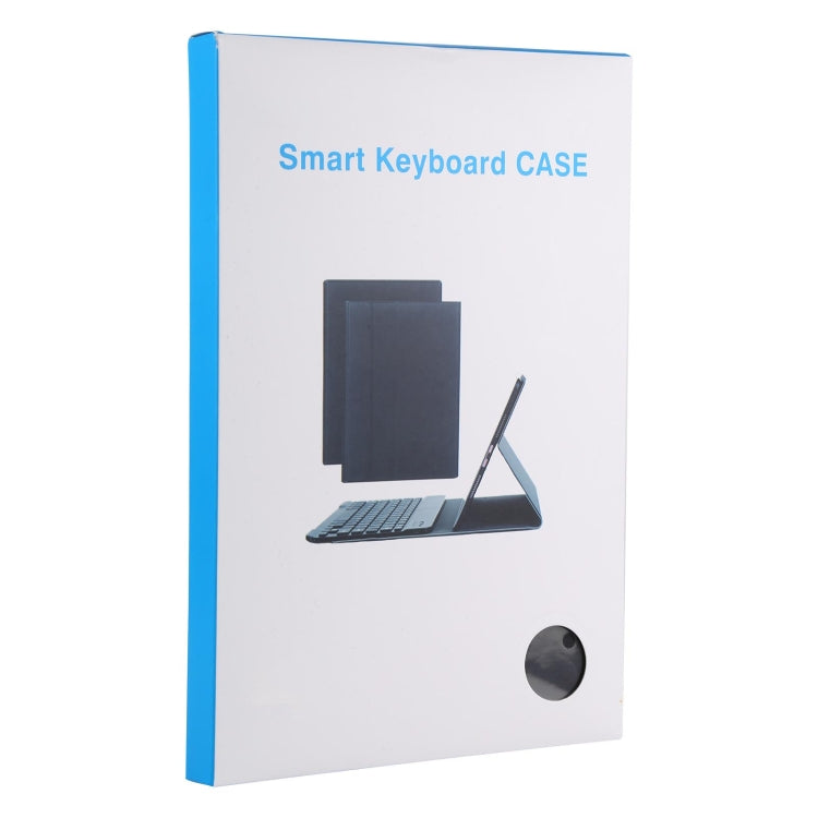 AM11 2 in 1 Removable Bluetooth Keyboard + Protective Leather Tablet Case with Holder for Lenovo M10 FHD REL TB-X605FC/LC(Black) - Lenovo Keyboard by PMC TechLife | Online Shopping South Africa | PMC TechLife