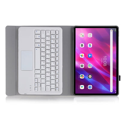 AK10-A 2 in 1 Detachable Bluetooth Keyboard + Lambskin Texture TPU Protective Leather Tablet Case with Touchpad & Holder for Lenovo Qitian K10 TB-X6C6X(Rose Gold) - Lenovo Keyboard by PMC Jewellery | Online Shopping South Africa | PMC Jewellery