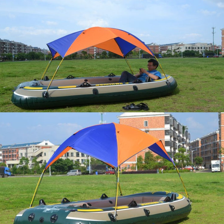 68347 Folding Awning Canoe Rubber Inflatable Boat Parasol Tent for 2 Person,Boat is not Included - Marine Accessories & Parts by PMC Jewellery | Online Shopping South Africa | PMC Jewellery | Buy Now Pay Later Mobicred