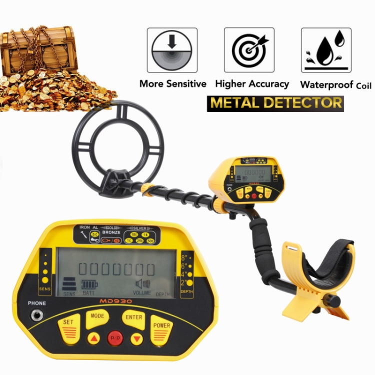 MD930 High Sensitivity and Accurate Positioning Underground Metal Detector with Backlight - Metal Detector by PMC Jewellery | Online Shopping South Africa | PMC Jewellery | Buy Now Pay Later Mobicred