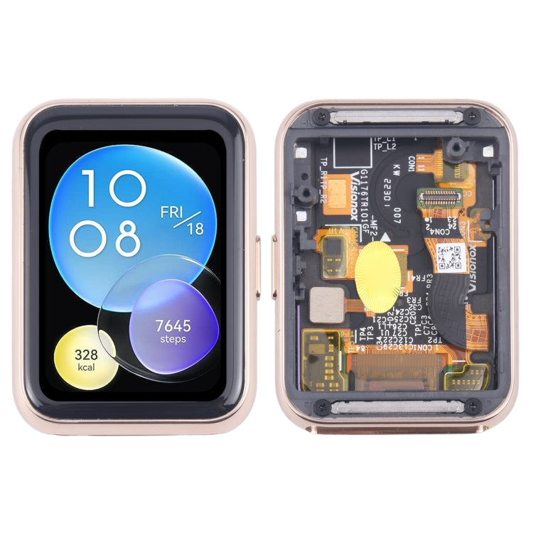 For Huawei Watch Fit 2 Original LCD Screen Digitizer Full Assembly with Frame (Gold) - For Huawei by PMC Jewellery | Online Shopping South Africa | PMC Jewellery | Buy Now Pay Later Mobicred