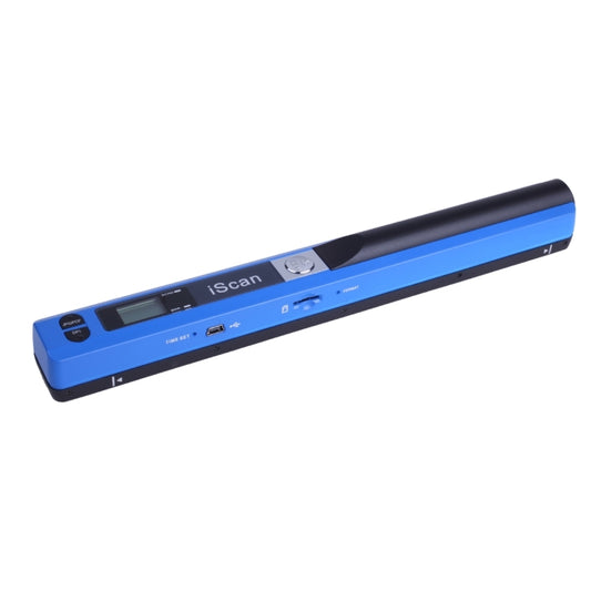 iScan01 Mobile Document Handheld Scanner with LED Display, A4 Contact Image Sensor(Blue) - Portable Scanner by PMC Jewellery | Online Shopping South Africa | PMC Jewellery | Buy Now Pay Later Mobicred