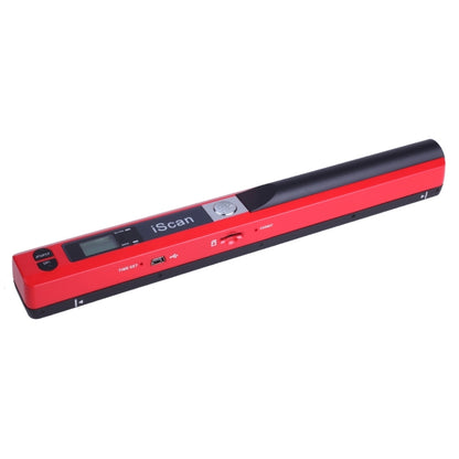 iScan01 Mobile Document Handheld Scanner with LED Display, A4 Contact Image Sensor(Red) - Portable Scanner by PMC Jewellery | Online Shopping South Africa | PMC Jewellery | Buy Now Pay Later Mobicred