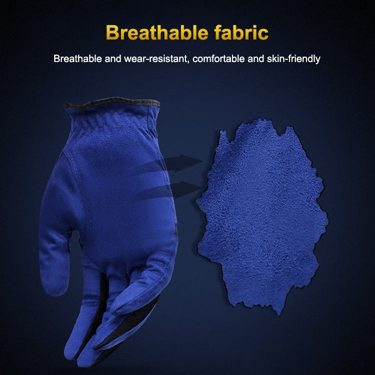 PGM Golf Microfiber Cloth Breathable Single Gloves for Men(Size: 27-Left Hand) - Safety Gloves by PGM | Online Shopping South Africa | PMC TechLife | Buy Now Pay Later Mobicred