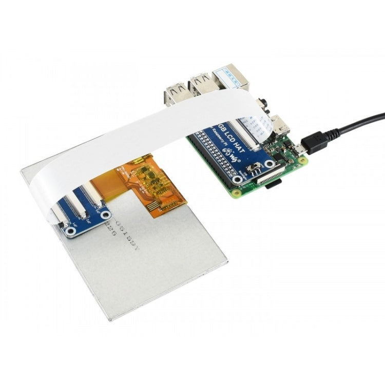 Waveshare 5.0 inch 800x480 IPS Display for Raspberry Pi, DPI interface, No Touch - Modules Expansions Accessories by Waveshare | Online Shopping South Africa | PMC Jewellery | Buy Now Pay Later Mobicred