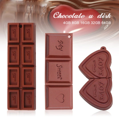 MicroDrive 64GB USB 2.0 Creative Chocolate U Disk - USB Flash Drives by MicroDrive | Online Shopping South Africa | PMC Jewellery | Buy Now Pay Later Mobicred