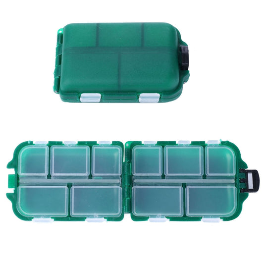 HENGJIA qt061-1 Ten Grid Clamshell Fishing Gear Storage Fishing Tackle Box - Storage Boxes & Storage Bags by HENGJIA | Online Shopping South Africa | PMC Jewellery | Buy Now Pay Later Mobicred