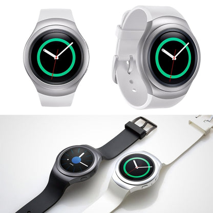 For Samsung Gear S2 Sport / Gear S2 Watch Solid Color Silicone Watchband(White) - Watch Bands by PMC Jewellery | Online Shopping South Africa | PMC Jewellery | Buy Now Pay Later Mobicred