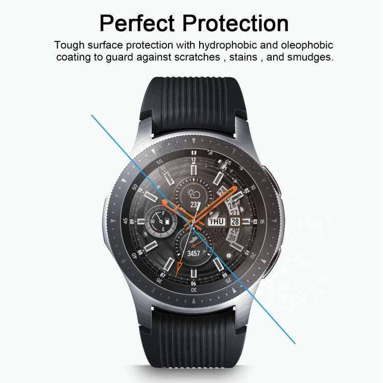 ENKAY Hat-Prince 0.2mm 9H 2.15D Curved Edge Tempered Glass Film for Galaxy Watch 46mm - Screen Protector by ENKAY | Online Shopping South Africa | PMC Jewellery | Buy Now Pay Later Mobicred