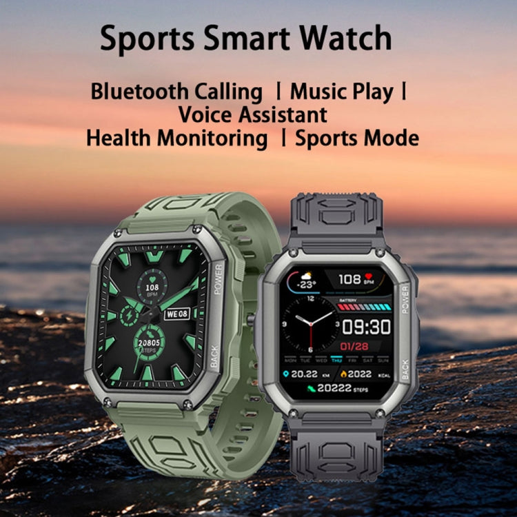 KR06 Waterproof Pedometer Sport Smart Watch, Support Heart Rate / Blood Pressure Monitoring / BT Calling(Black) - Smart Watches by PMC TechLife | Online Shopping South Africa | PMC TechLife | Buy Now Pay Later Mobicred