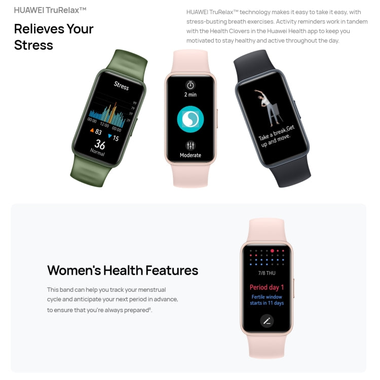 HUAWEI Band 8 Standard 1.47 inch AMOLED Smart Watch, Support Heart Rate / Blood Pressure / Blood Oxygen / Sleep Monitoring(Black) - Wearable Devices by Huawei | Online Shopping South Africa | PMC Jewellery