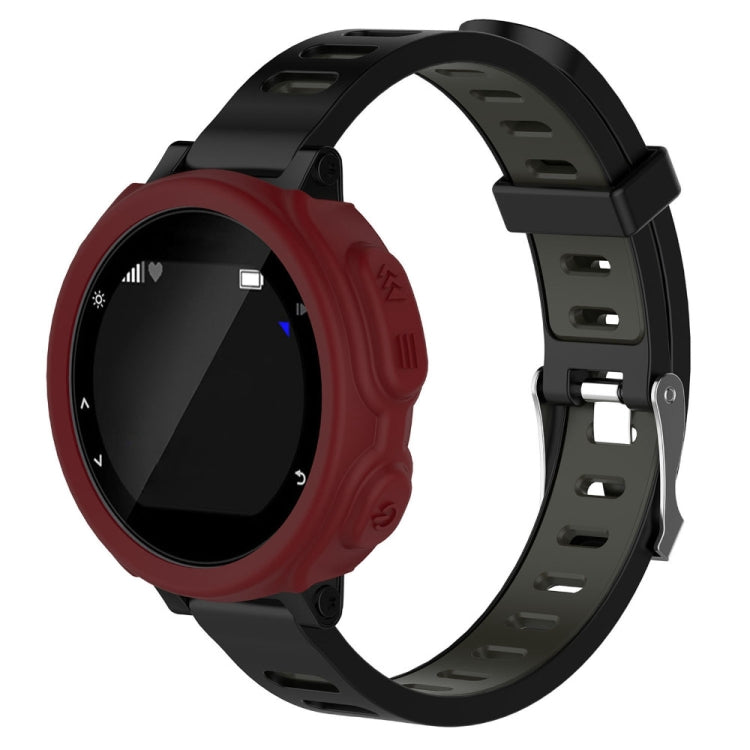 Solid Color Silicone Watch Protective Case for Garmin F235 / F750(Red) - Screen Protector by ENKAY | Online Shopping South Africa | PMC TechLife | Buy Now Pay Later Mobicred