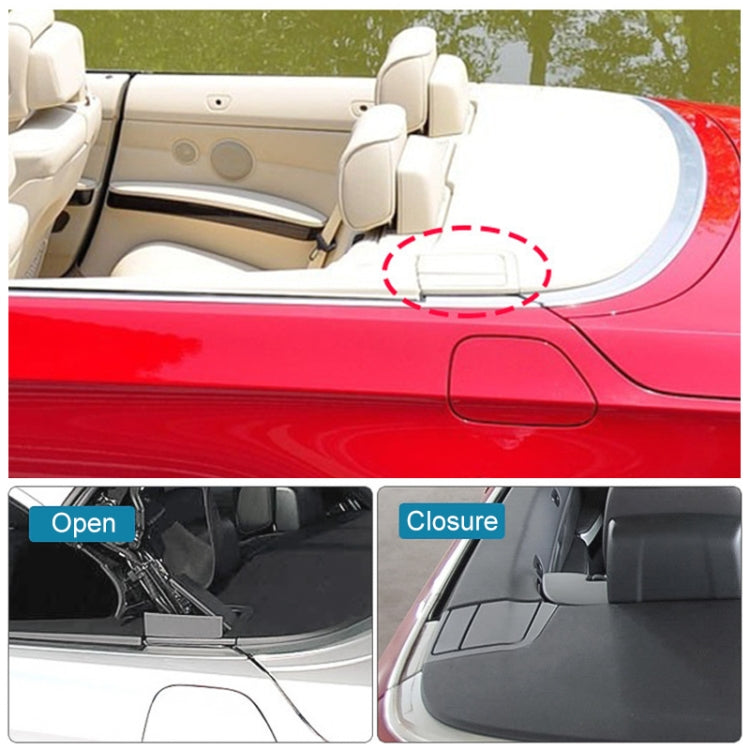 For BMW 3 Series E93 Left Driving Car Convertible Rear Platform Left Hinge Cover Folding Cover 5437 7174 545(Black) - Others by PMC Jewellery | Online Shopping South Africa | PMC Jewellery