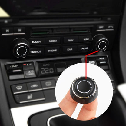 For Porsche Cayenne Left Driving Car Right CD Player Volume Adjustment Knob Cover 97064292901 - Car Switches by PMC Jewellery | Online Shopping South Africa | PMC Jewellery | Buy Now Pay Later Mobicred