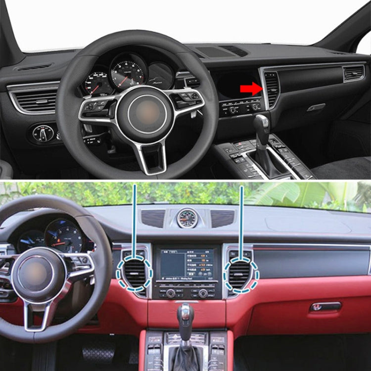 For Porsche Macan Left Driving Car Middle Air Conditioning Air Outlet Paddle 95B819201B-1 - Air Conditioning System by PMC TechLife | Online Shopping South Africa | PMC TechLife
