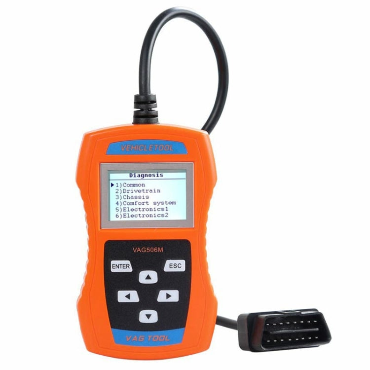 VAG506M Car Mini Code Reader OBD2 Fault Detector Diagnostic Tool, Southern European Version - Code Readers & Scan Tools by PMC Jewellery | Online Shopping South Africa | PMC Jewellery