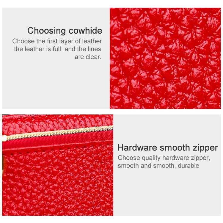 2013 Multifunctional Litchi Texture Women Large Capacity Hand Wallet with Card Slots(Coffee) - Antimagnetic RFID Package by PMC TechLife | Online Shopping South Africa | PMC TechLife | Buy Now Pay Later Mobicred