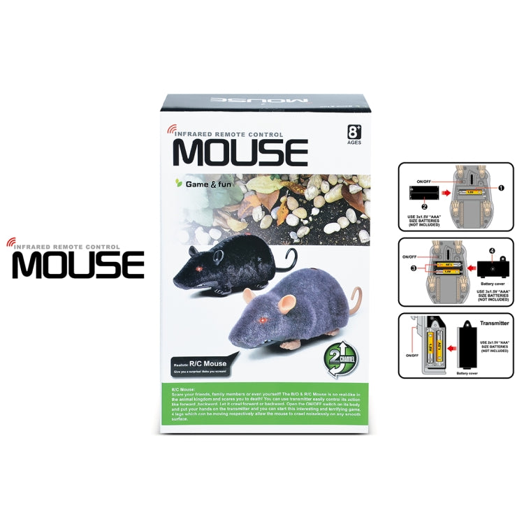 Remote Control Infrared Realistic RC Mouse Toy, Random Color Delivery - Electronic Pets by PMC Jewellery | Online Shopping South Africa | PMC Jewellery